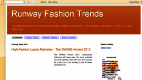 What Runway-fashion-trends.blogspot.com website looked like in 2017 (6 years ago)
