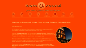 What Romaround.com website looked like in 2017 (6 years ago)