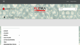 What Rudra.lv website looked like in 2017 (6 years ago)