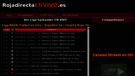 What Rojadirectaenvivo.es website looked like in 2017 (8 years ago)