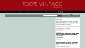 What Roopevintage.com website looked like in 2017 (6 years ago)