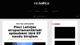 What Rebaltica.lv website looked like in 2017 (6 years ago)