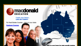 What Realestatetraining.com.au website looked like in 2017 (6 years ago)