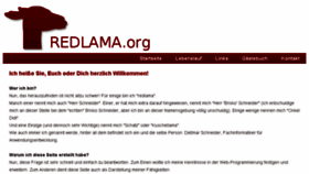 What Redlama.org website looked like in 2017 (6 years ago)