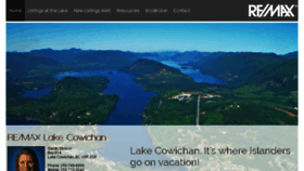 What Remaxlakecowichan.com website looked like in 2017 (6 years ago)
