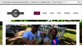 What Rogersfordwine.com website looked like in 2017 (6 years ago)