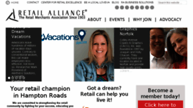 What Retailalliance.com website looked like in 2017 (6 years ago)