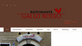 What Ristorante-gallo-rosso.com website looked like in 2017 (6 years ago)
