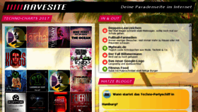 What Ravesite.de website looked like in 2017 (6 years ago)