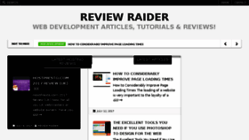 What Reviewraider.com website looked like in 2017 (6 years ago)