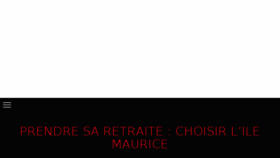 What Retraite-a-maurice.com website looked like in 2017 (6 years ago)