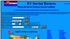What Rvservicereviews.com website looked like in 2017 (6 years ago)