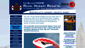 What Royalhobartregatta.com website looked like in 2017 (6 years ago)