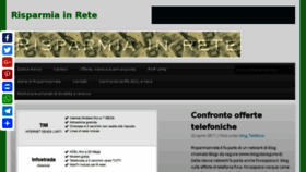 What Risparmiainrete.it website looked like in 2017 (6 years ago)