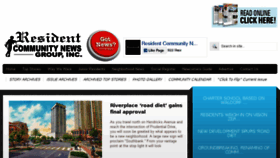 What Residentnews.net website looked like in 2017 (6 years ago)