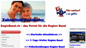 What Regiobasel.ch website looked like in 2017 (6 years ago)
