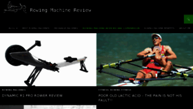 What Rowing-machine-review.com website looked like in 2017 (6 years ago)