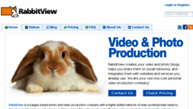 What Rabbitview.com website looked like in 2017 (6 years ago)