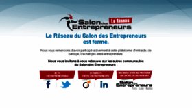 What Reseau.salondesentrepreneurs.com website looked like in 2017 (6 years ago)