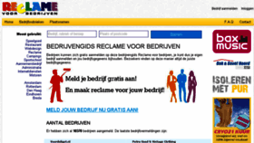 What Reclamevoorbedrijven.nl website looked like in 2017 (6 years ago)