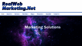 What Realwebmarketing.net website looked like in 2017 (6 years ago)