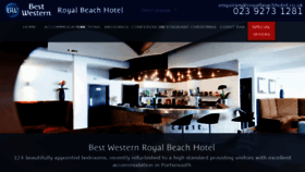 What Royalbeachhotel.co.uk website looked like in 2017 (6 years ago)