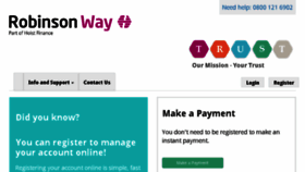 What Robway.co.uk website looked like in 2017 (6 years ago)