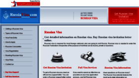 What Russiavisa.com website looked like in 2017 (6 years ago)
