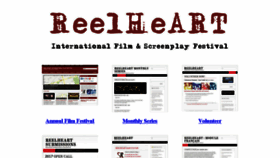 What Reelheart.com website looked like in 2017 (6 years ago)