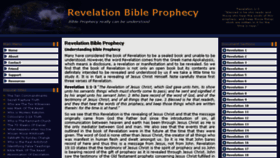 What Revelationbibleprophecy.org website looked like in 2017 (8 years ago)