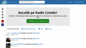 What Radiocrestin.ro website looked like in 2017 (6 years ago)