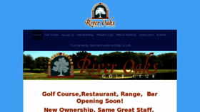 What Riveroaksgolfclub.net website looked like in 2017 (6 years ago)