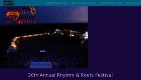 What Rhythmandroots.com website looked like in 2017 (6 years ago)