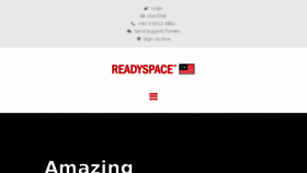 What Readyspace.com.my website looked like in 2017 (6 years ago)