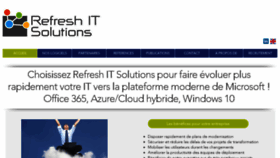 What Refresh-it-solutions.com website looked like in 2017 (6 years ago)