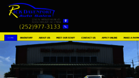 What Rickdavenportauto.com website looked like in 2017 (6 years ago)