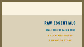 What Rawessentials.co.nz website looked like in 2017 (7 years ago)