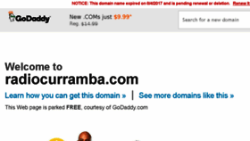 What Radiocurramba.com website looked like in 2017 (6 years ago)