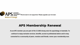 What Renew.psychology.org.au website looked like in 2017 (6 years ago)
