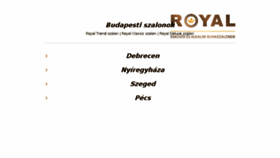 What Royalszalon.hu website looked like in 2017 (6 years ago)