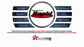 What Rapidsolutions.com website looked like in 2017 (6 years ago)