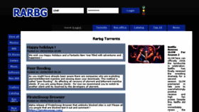 What Rarbg.io website looked like in 2017 (6 years ago)