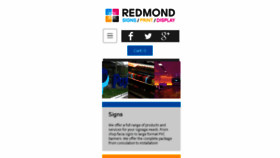 What Redmondsigns.com website looked like in 2017 (6 years ago)