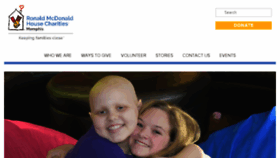 What Rmhc-memphis.org website looked like in 2017 (6 years ago)