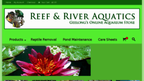 What Reefandriver.com.au website looked like in 2017 (6 years ago)