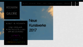 What Roesrath-wird-zur-galerie.de website looked like in 2017 (6 years ago)