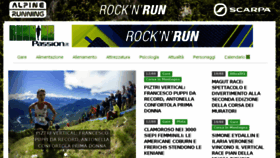 What Runningpassion.it website looked like in 2017 (6 years ago)