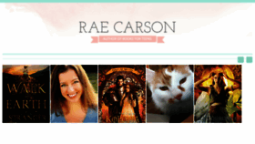 What Raecarson.com website looked like in 2017 (6 years ago)