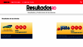 What Resultadosrd.com website looked like in 2017 (6 years ago)