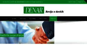 What Revijadenar.si website looked like in 2017 (6 years ago)